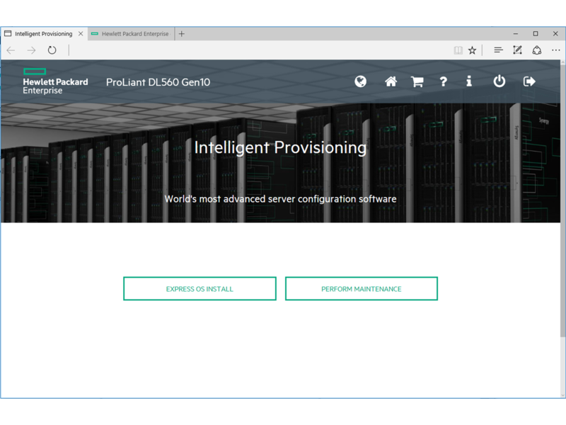 HPE Intelligent Provisioning