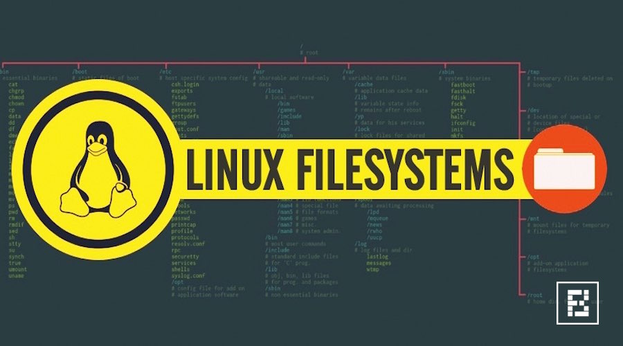 انواع فایل سیستم در Linux